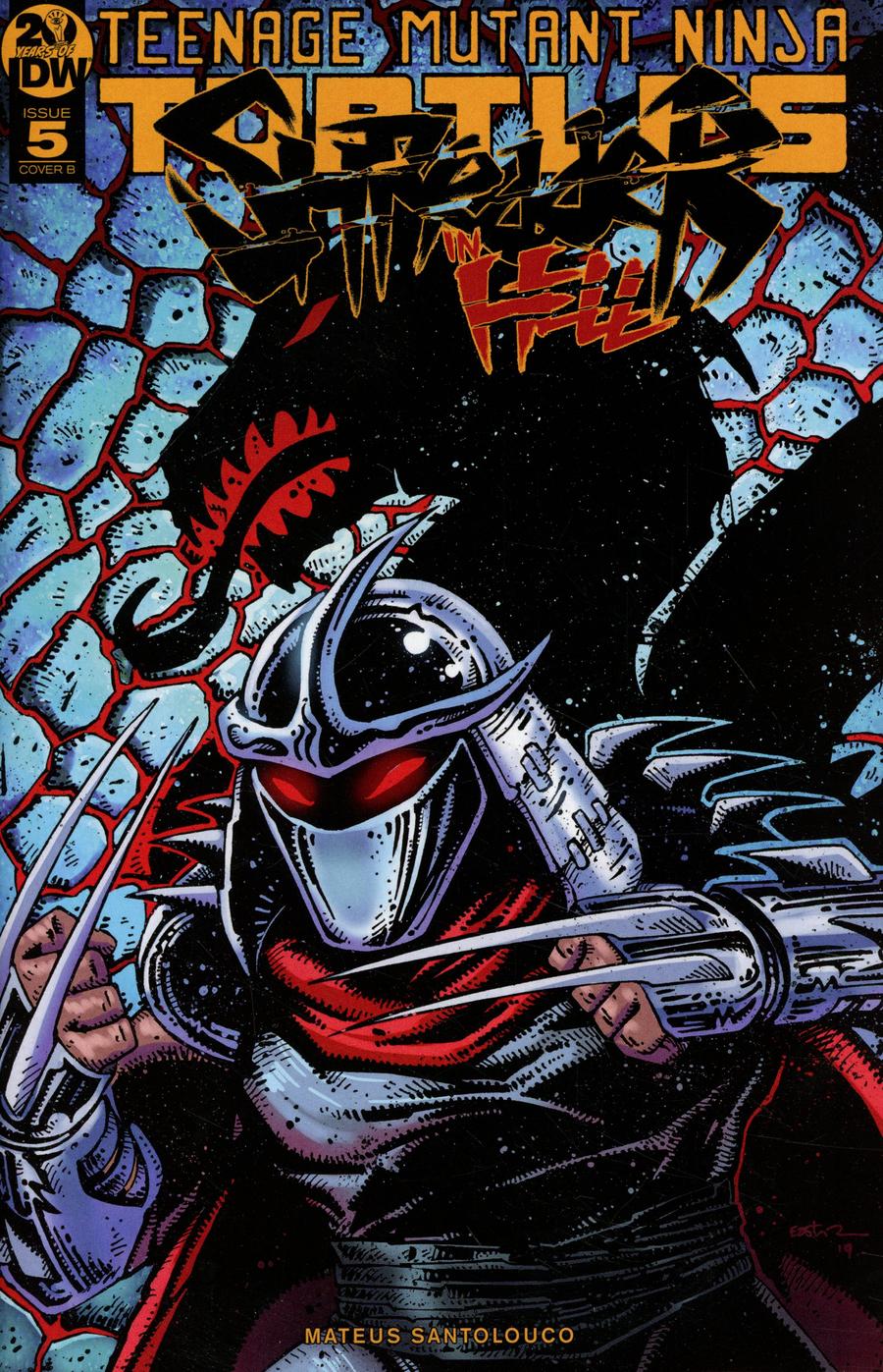 Teenage Mutant Ninja Turtles Shredder In Hell #5 Cover B Variant Kevin Eastman Cover