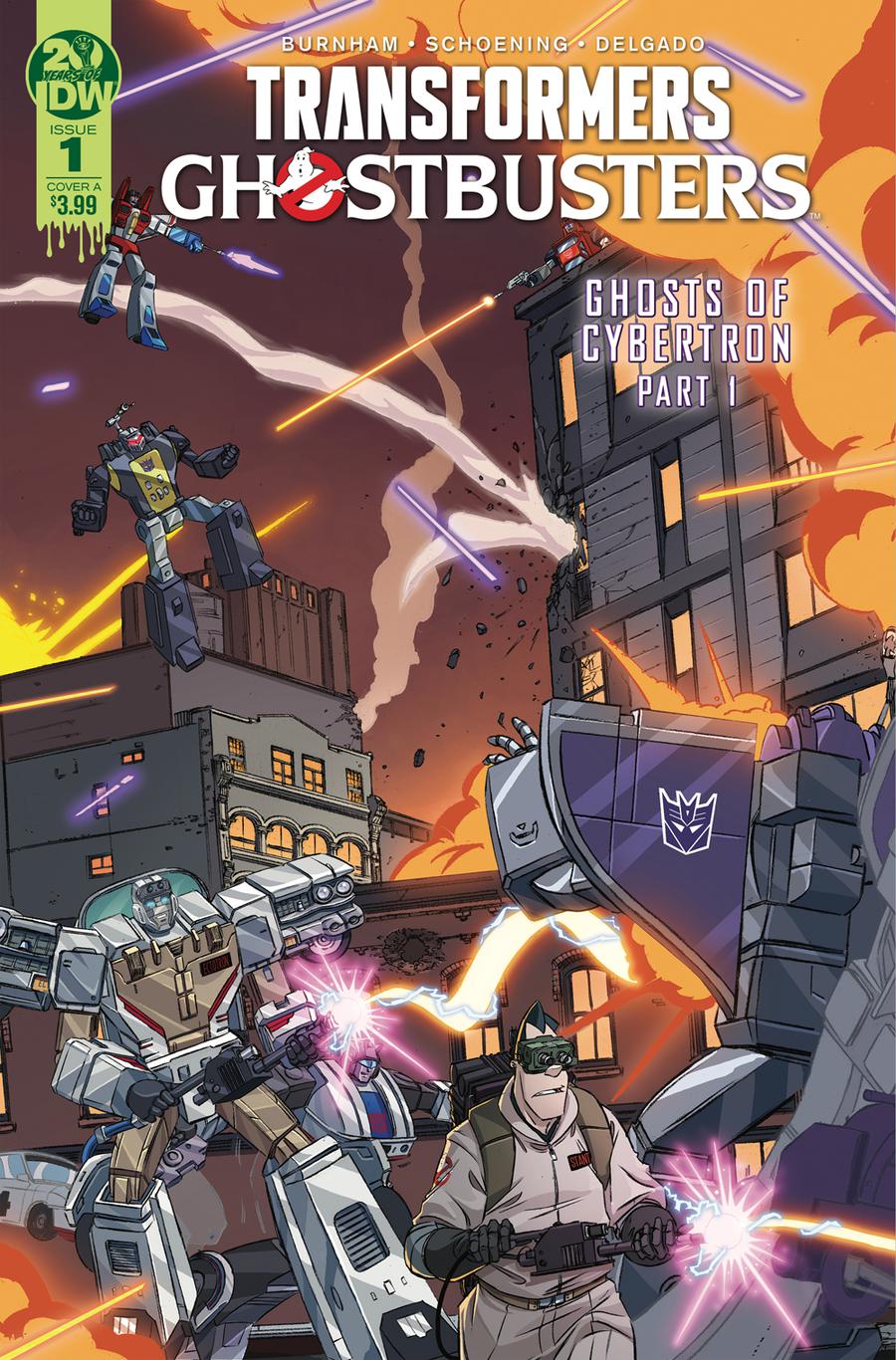 Transformers Ghostbusters #1 Cover A Regular Dan Schoening Cover