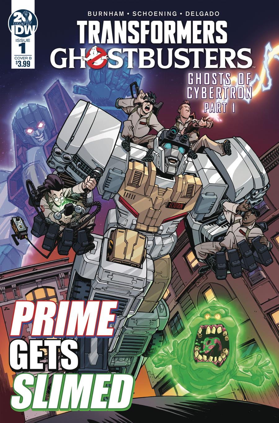 Transformers Ghostbusters #1 Cover B Variant Nick Roche Cover