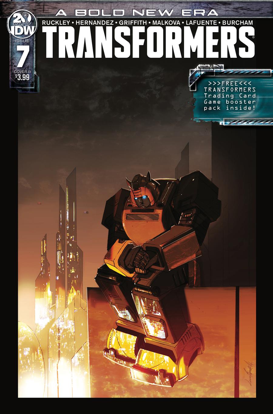 Transformers Vol 4 #7 Cover B Variant Livio Ramondelli Cover