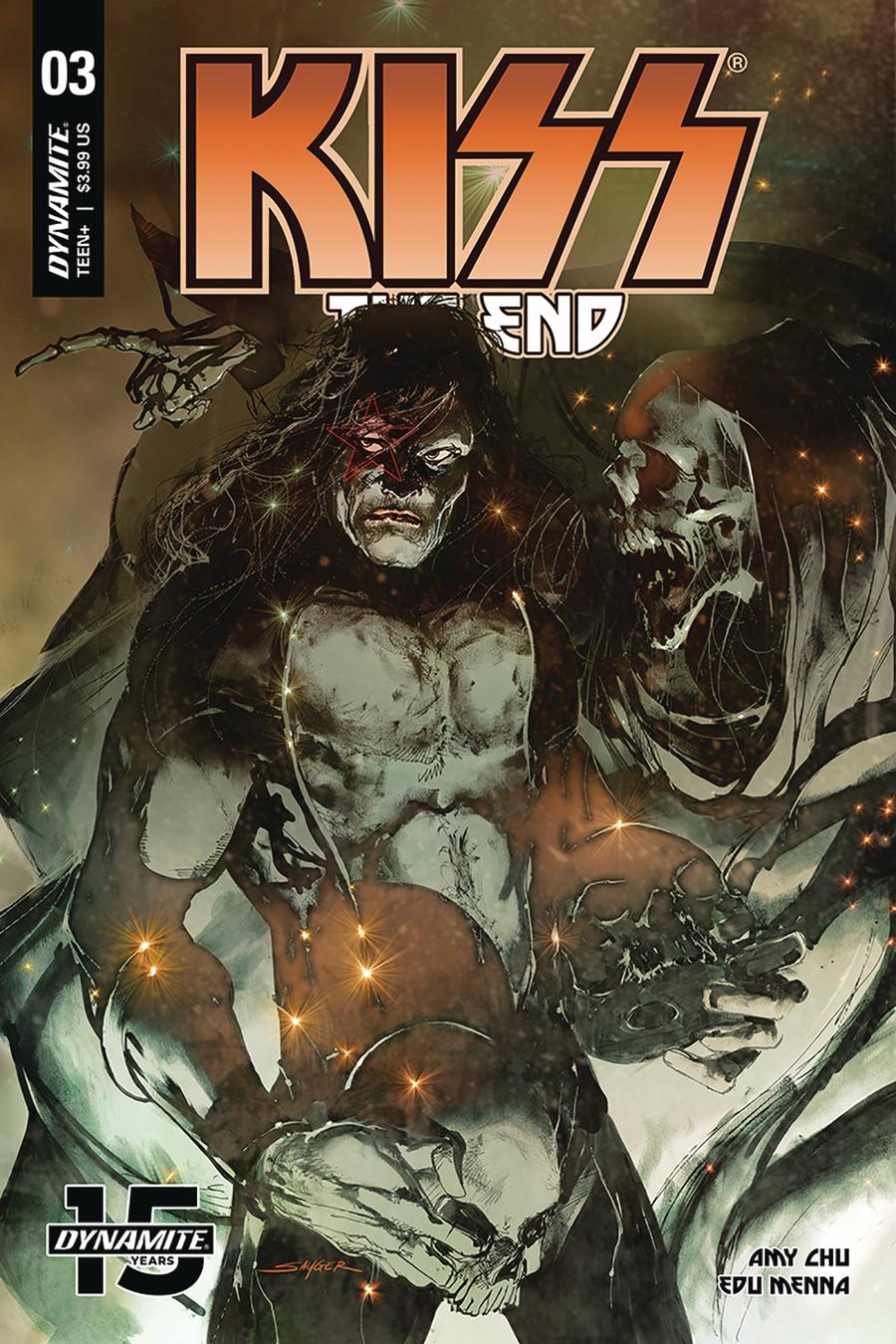 KISS The End #3 Cover A Regular Stuart Sayger Cover