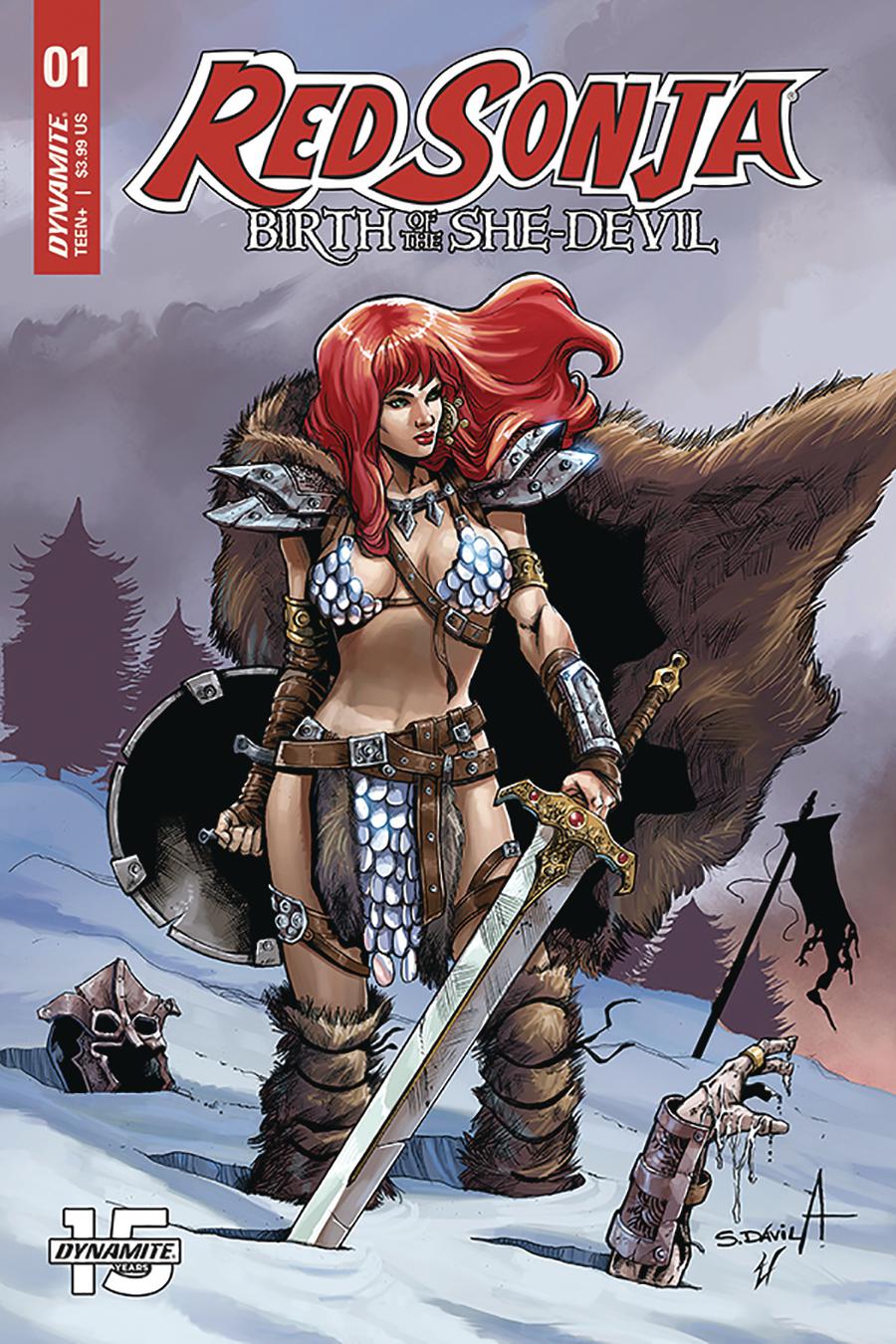 Red Sonja Birth Of The She-Devil #1 Cover B Variant Sergio Davila Cover