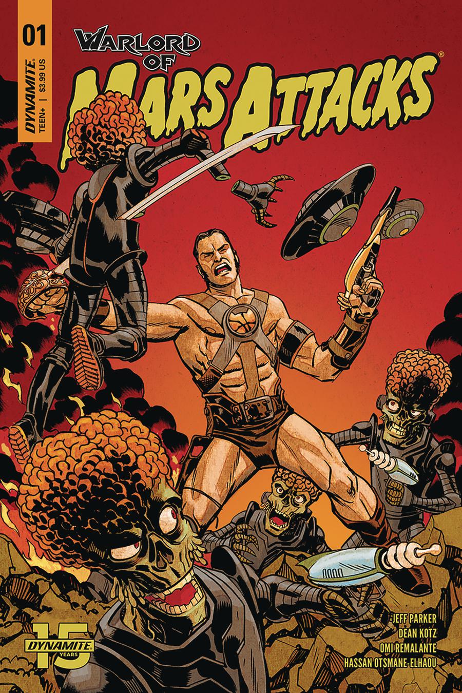 Warlord Of Mars Attacks #1 Cover A Regular Dave Johnson Cover