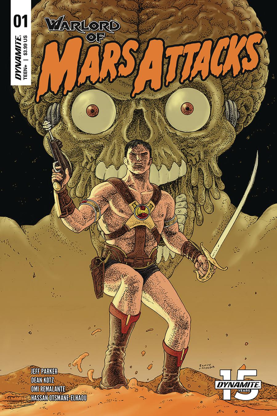 Warlord Of Mars Attacks #1 Cover C Variant Ramon Villalobos Cover