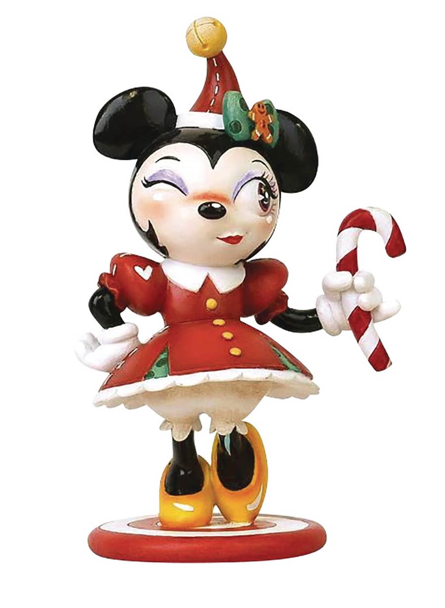 Disney World Of Miss Mindy Christmas Figurine - Minnie Mouse
