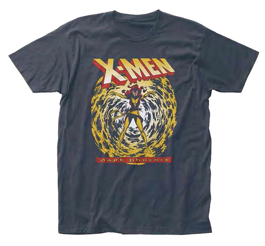Marvel Heroes Dark Phoenix Previews Exclusive Navy T-Shirt Large
