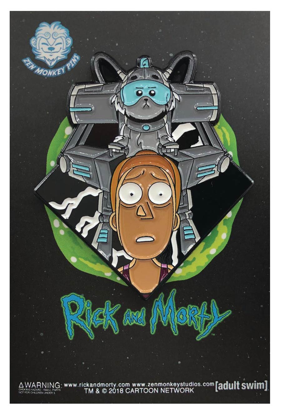 Rick And Morty Pin - Summer And Snowball