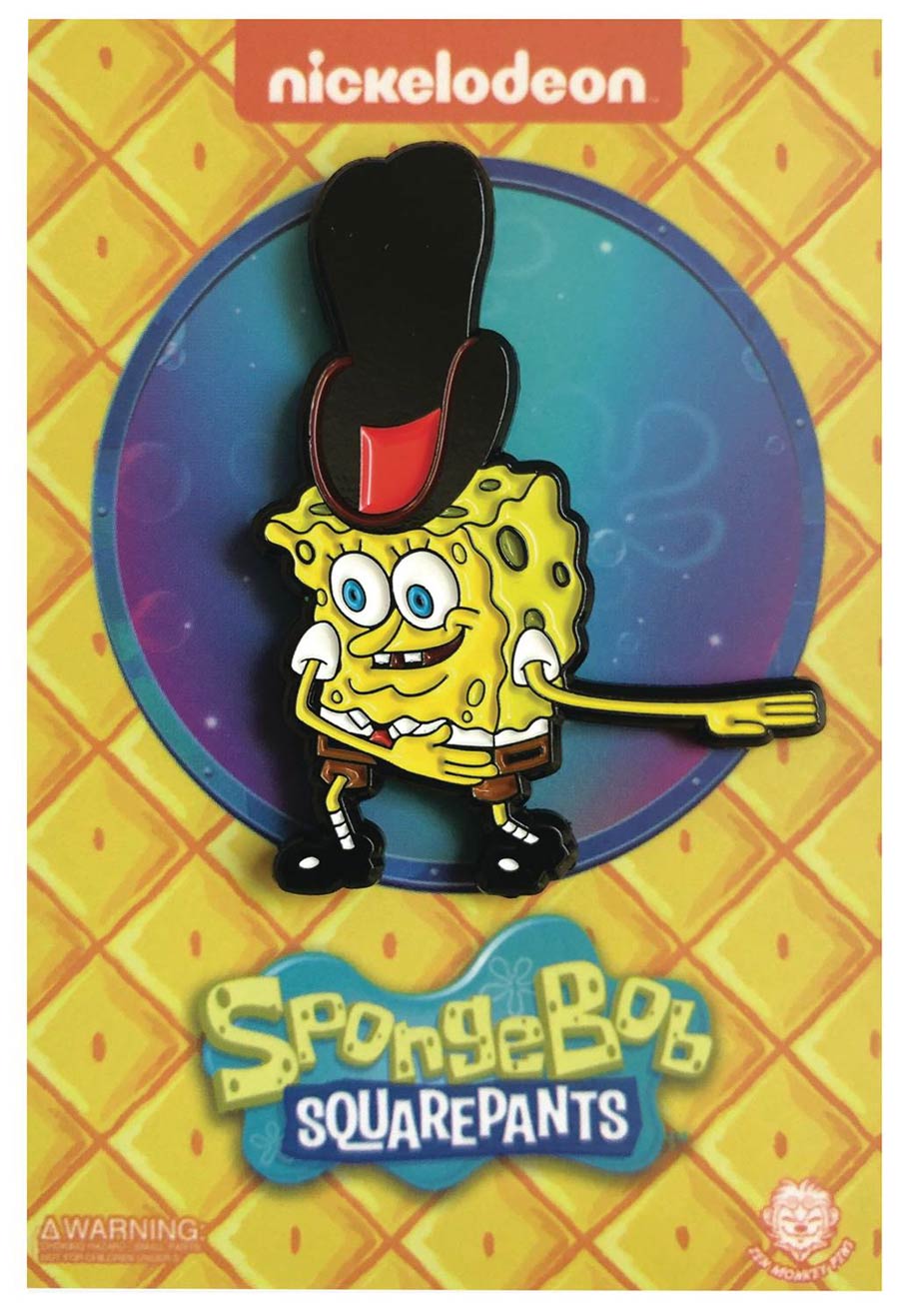 SpongeBob SquarePants Enamel Pin - Spoons Rattling