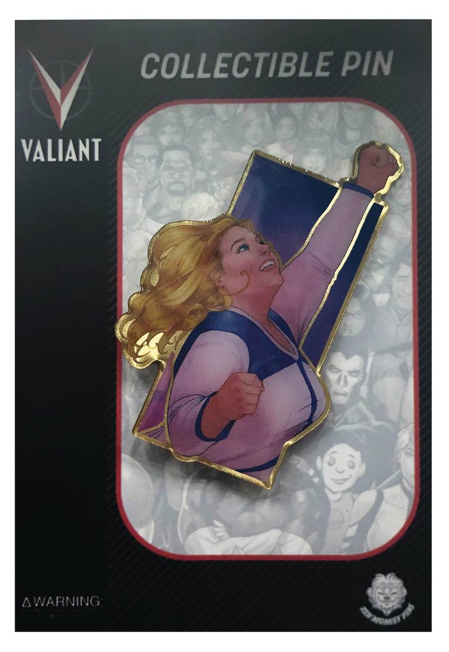 Valiant Comics Heroes Enamel Pin - Faith Watercolor