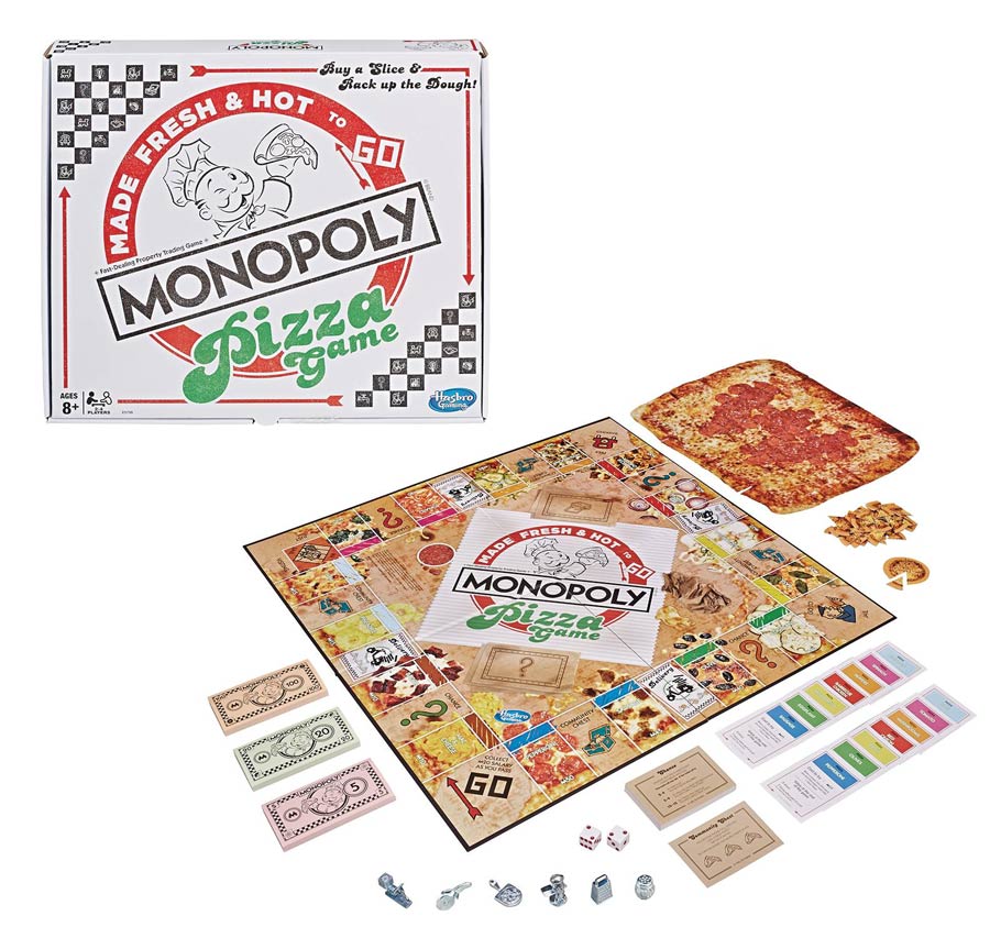 Monopoly Pizza Edition Board Game Case