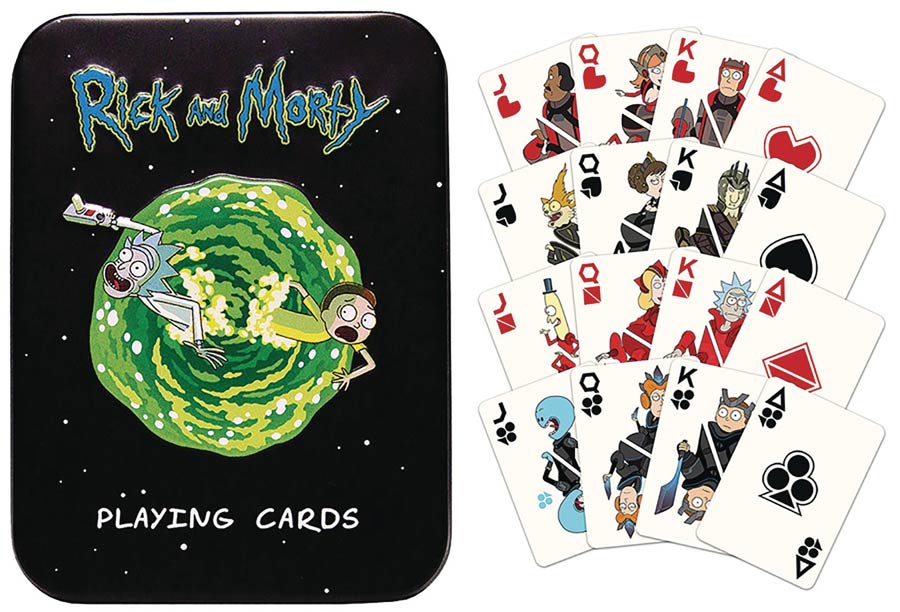Rick And Morty Playing Cards Tin