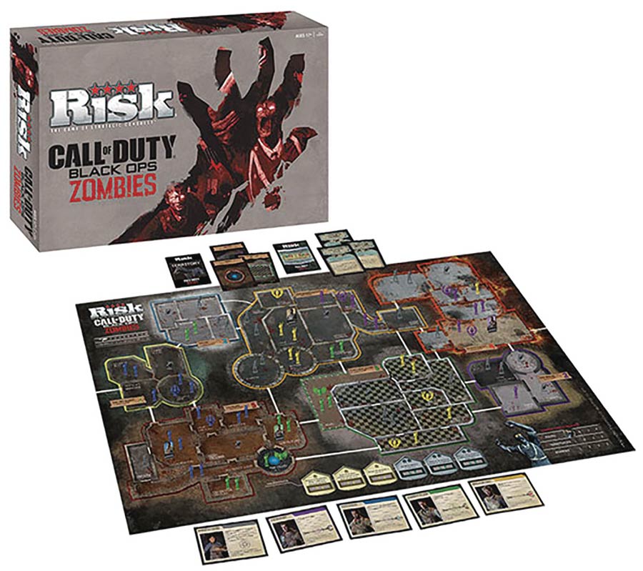 Risk Call Of Duty Black Ops Zombies Edition Board Game