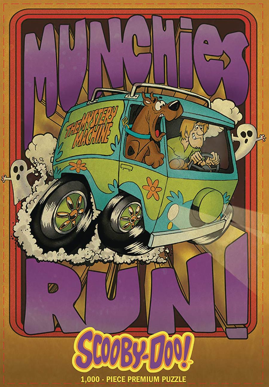Scooby-Doo Munchies Run 1000-Piece Puzzle