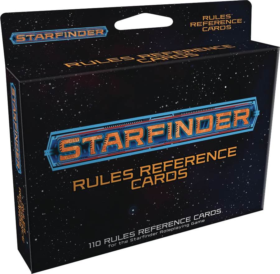 Starfinder RPG Rules Reference Cards Deck