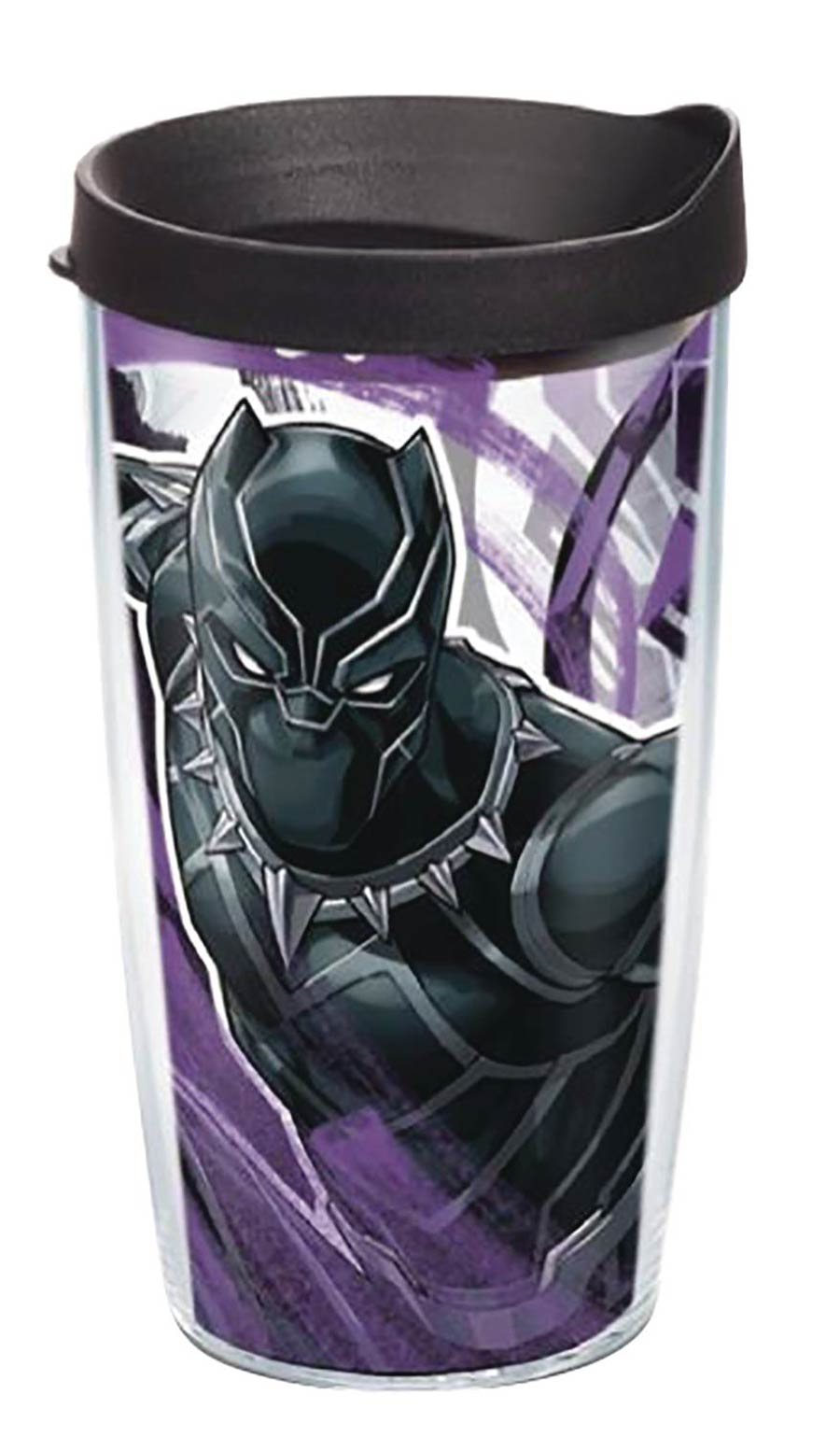 Marvel Heroes Iconic 16-Ounce Tumbler With Lid - Black Panther
