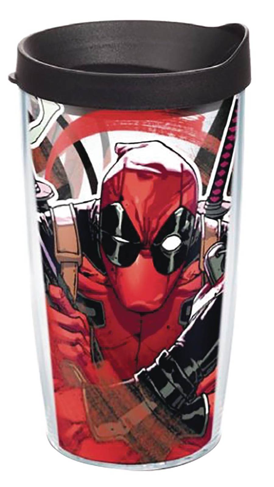 Marvel Heroes Iconic 16-Ounce Tumbler With Lid - Deadpool