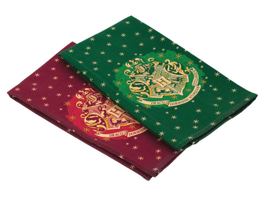 Harry Potter Christmas Dish Towel 2-Piece Set