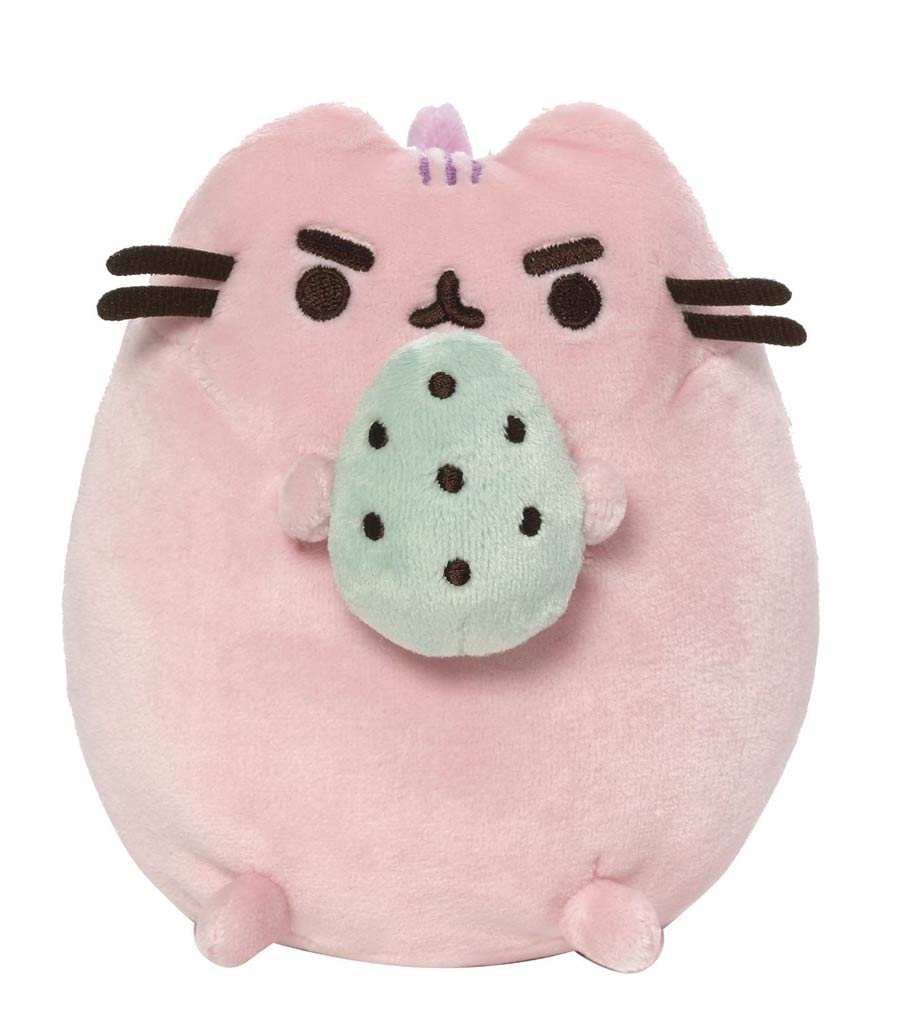 Pusheen Pusheenosaurus With Egg 6-Inch Plush - Cotton Candy