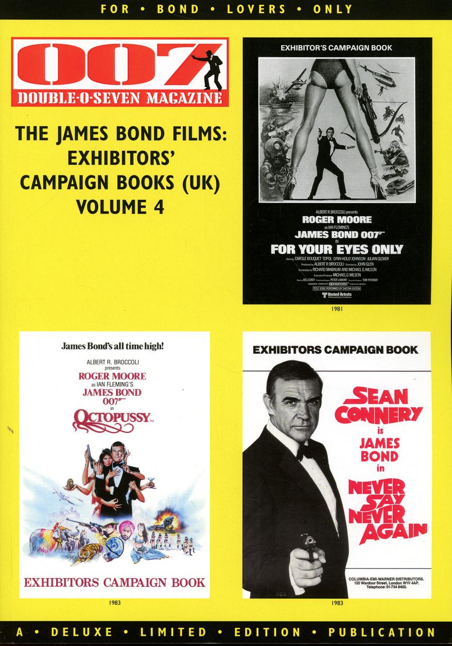 James Bond Films Exhibitors Campaign Books UK Vol 4 TP