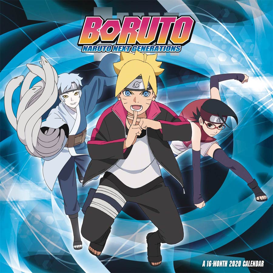 Boruto Naruto Next Generation 2020 Wall Calendar