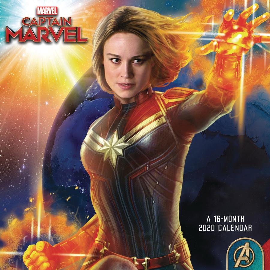 Captain Marvel Movie 2020 Wall Calendar