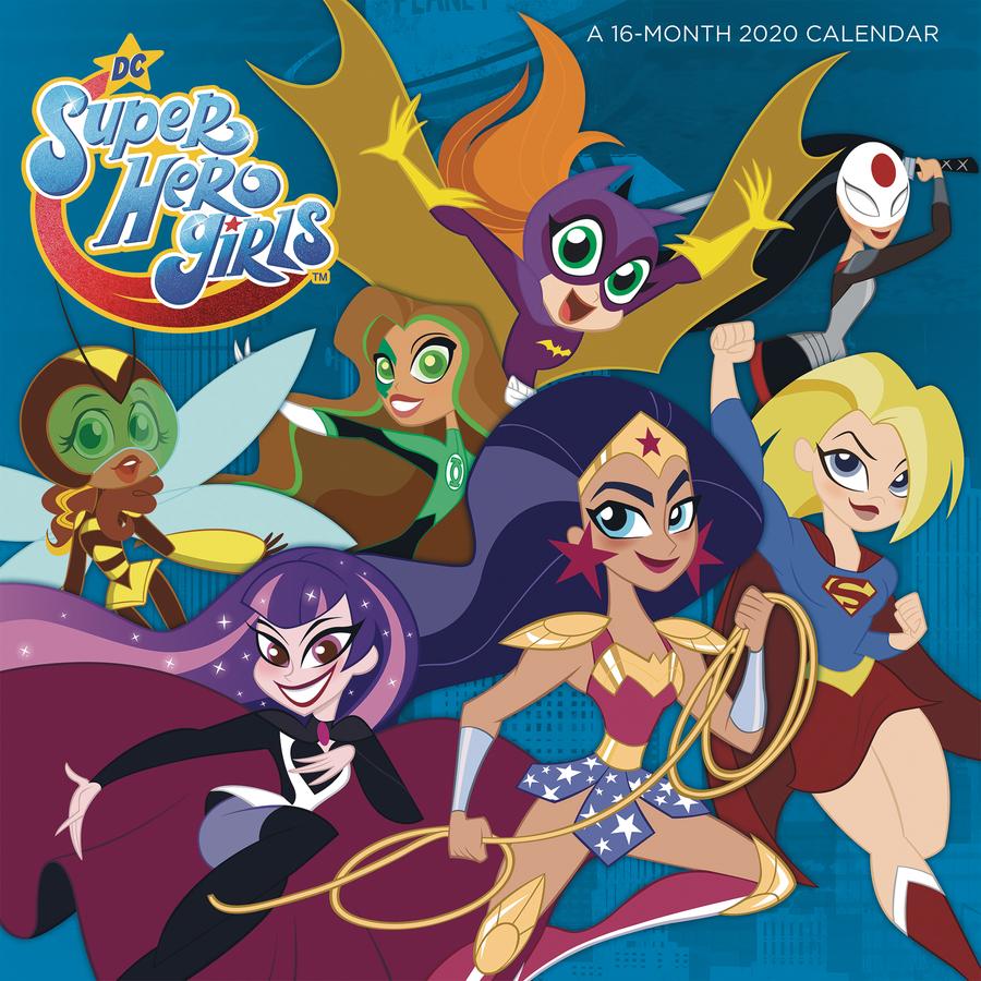 DC Superhero Girls 2020 Wall Calendar