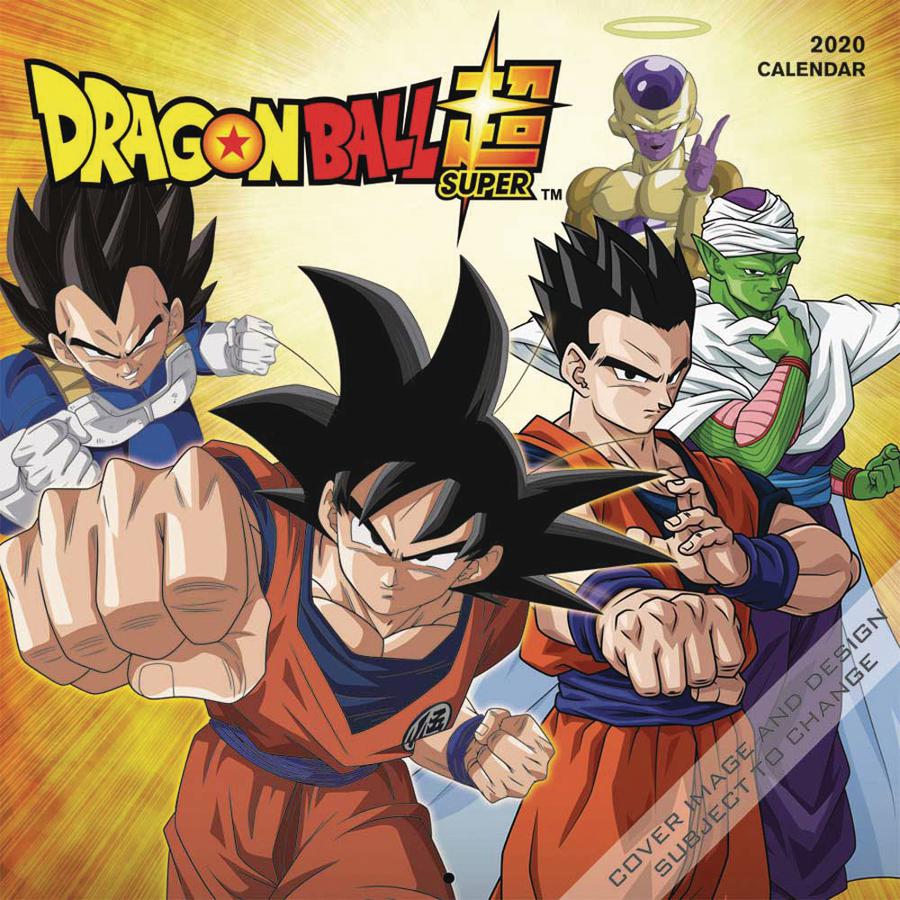 Dragon Ball Super 2020 Wall Calendar By Browntrout