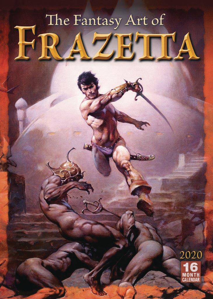 Fantasy Art Of Frank Frazetta 2020 Wall Calendar