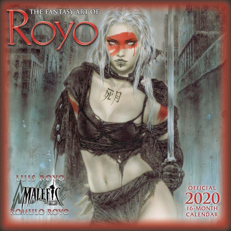 Fantasy Art Of Luis Royo 2020 Wall Calendar