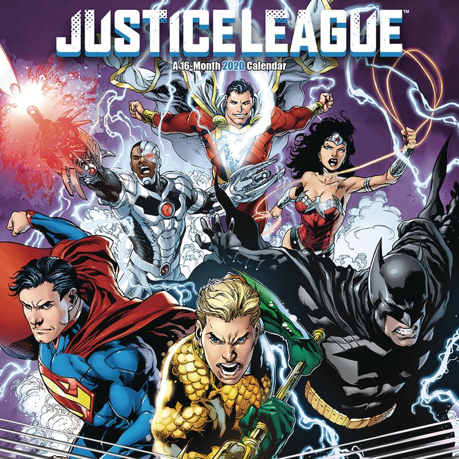 Justice League Classic 2020 Wall Calendar