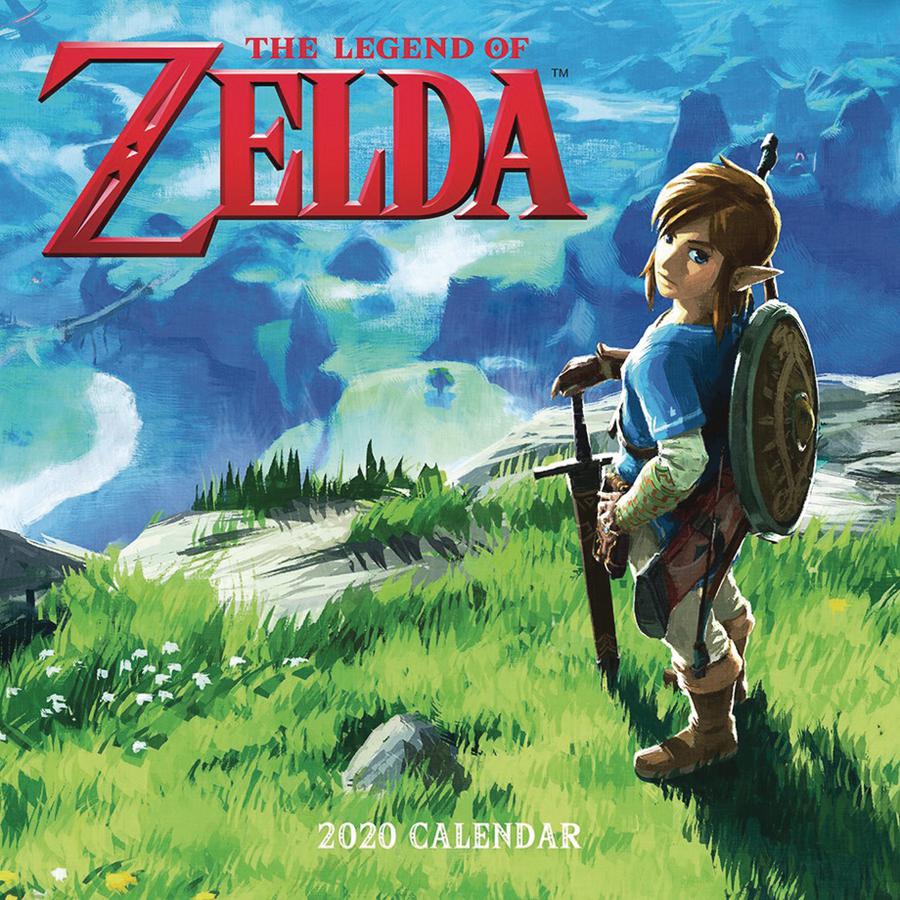 Legend Of Zelda 2020 Wall Calendar