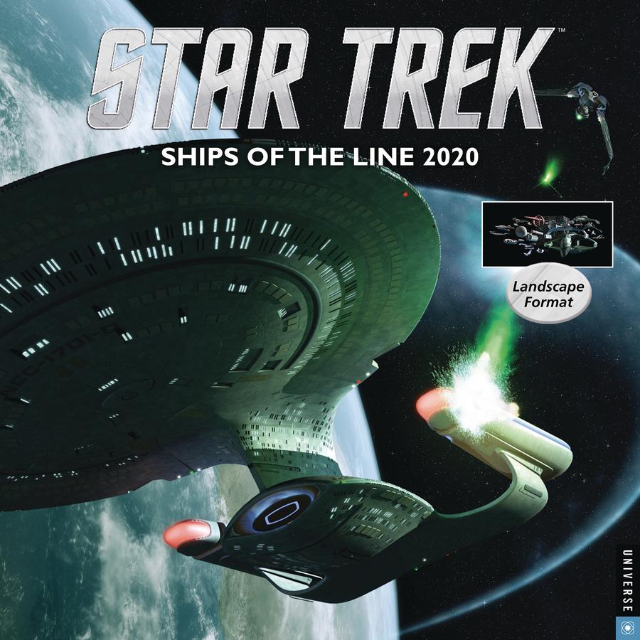 Star Trek Ships Of The Line 2020 Wall Calendar