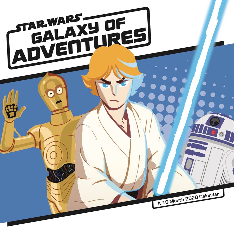 Star Wars Galaxy Of Adventures 2020 16-Month Wall Calendar
