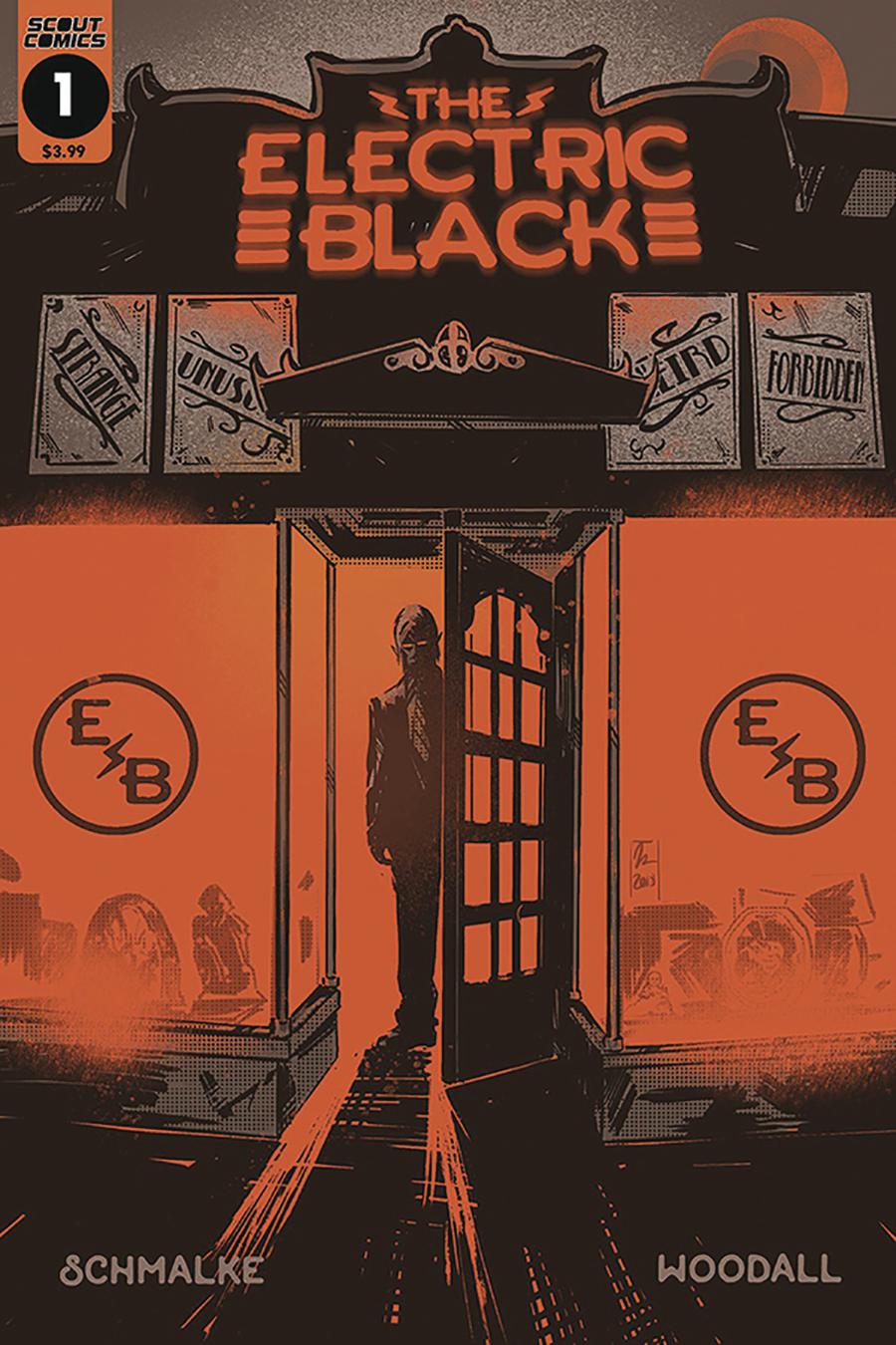 Electric Black #1 Cover C DF Signed By Joseph Schmalke & Rich Woodall