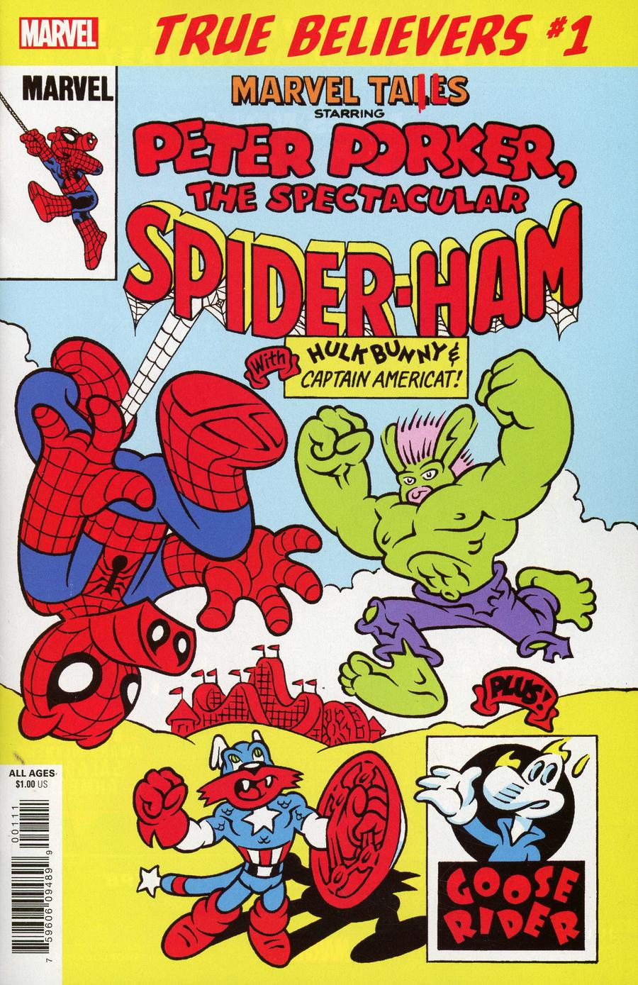 True Believers Marvel Tails Starring Peter Porker The Spectacular Spider-Ham #1 Cover A Regular Cover