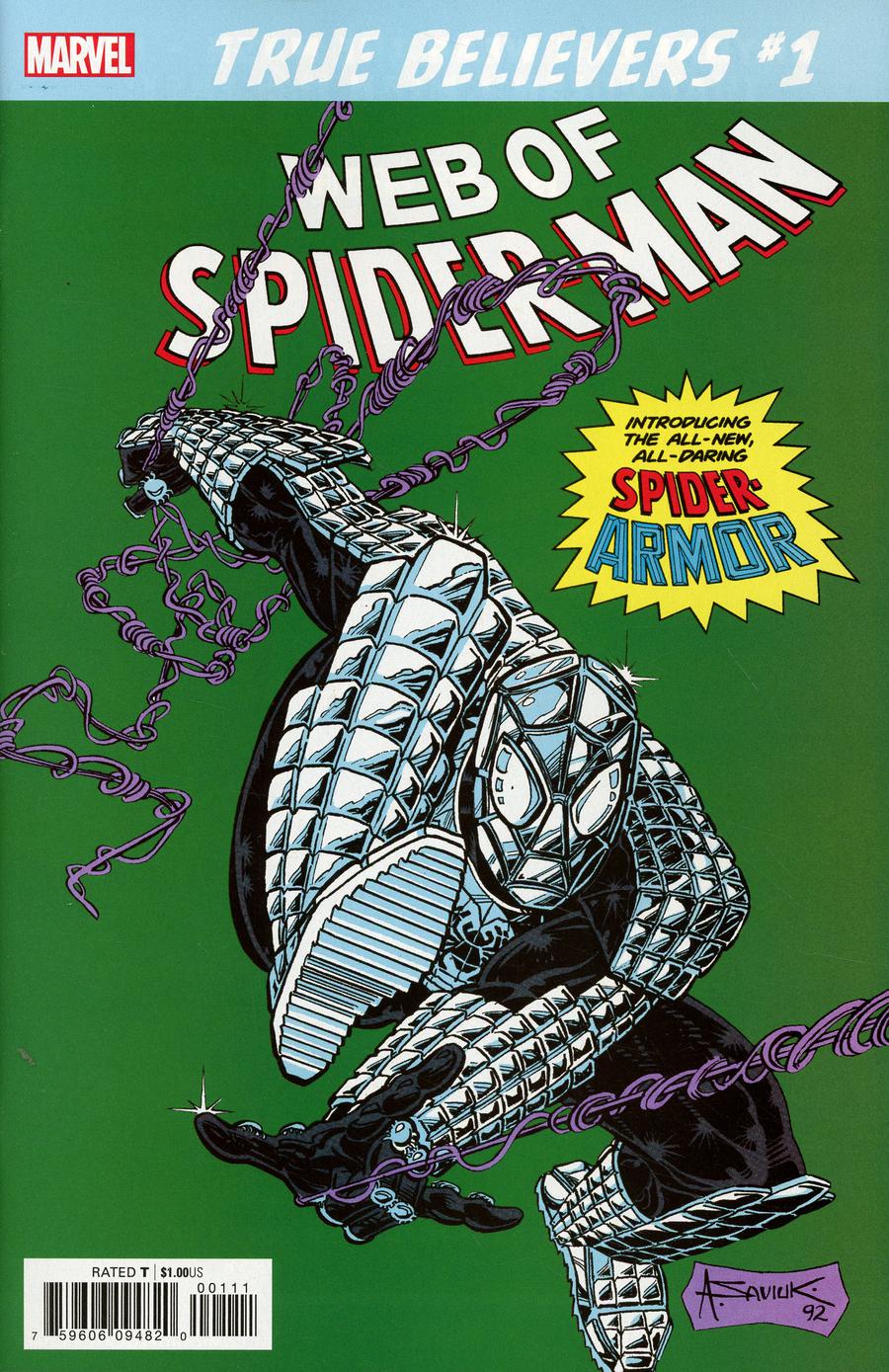True Believers Spider-Man Spider-Armor #1