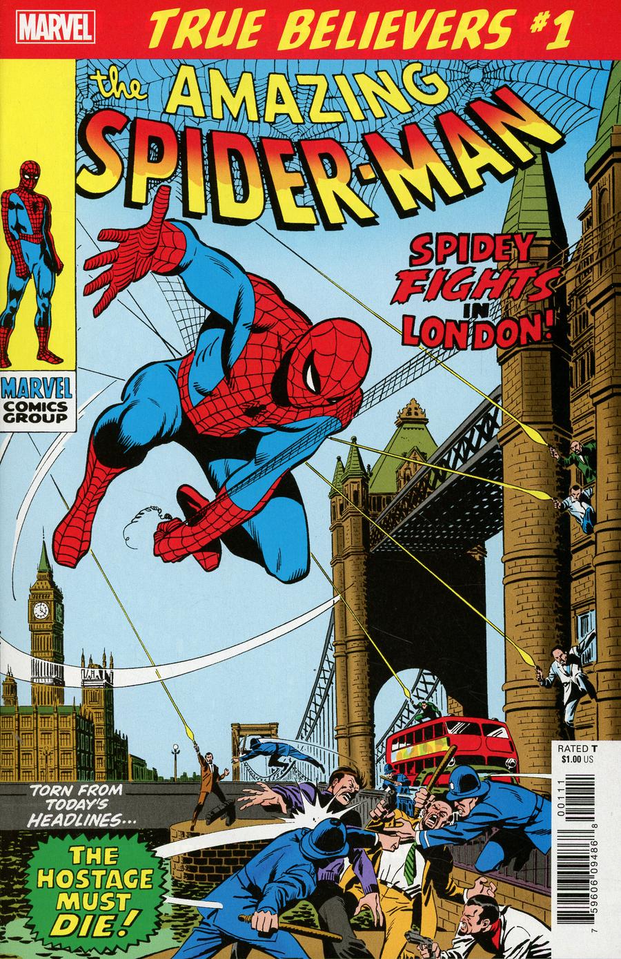True Believers Spider-Man Spidey Fights In London #1