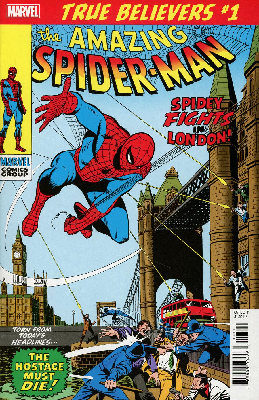 True Believers Spider-Man Spidey Fights In London #1