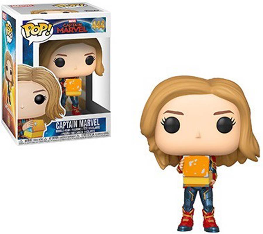 POP Marvel 444 Captain Marvel Captain Marvel Holding Lunchbox Vinyl Bobble Head