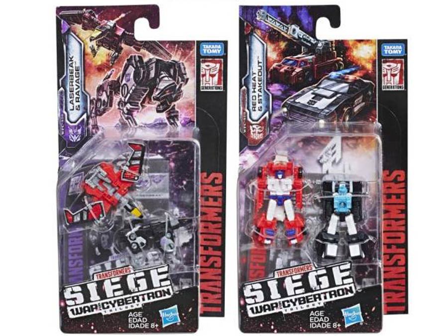 Transformers Generations War For Cybertron Micro Masters Wave 2 Assortment Case Of 8 Figures