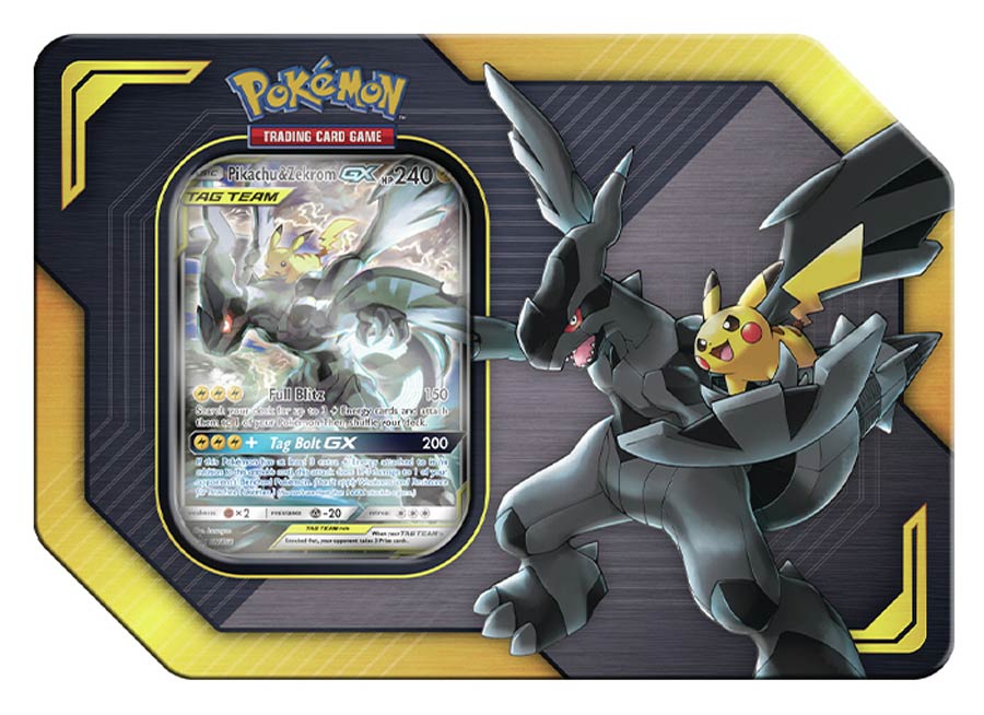 Pokemon TCG Spring 2019 Tag Team Tin - Pikachu And Zekrom