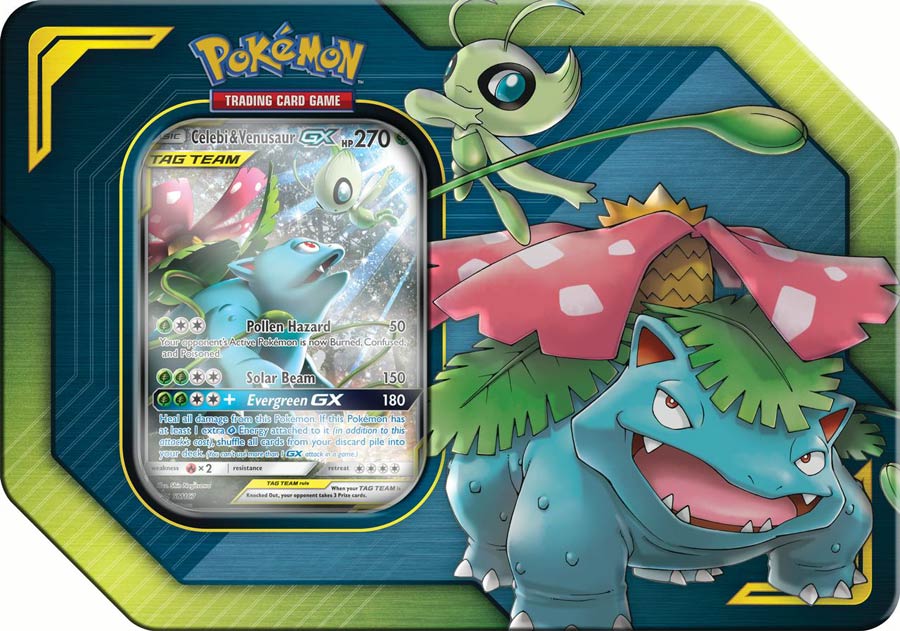 Pokemon TCG Spring 2019 Tag Team Tin - Celebi And Venusaur