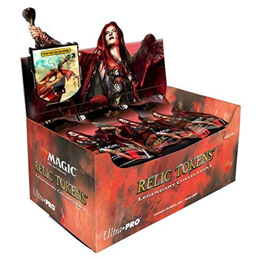 Magic The Gathering Relic Tokens Legendary Collection 1 Display Of 36 Single Token Packs Plus One Bonus Pack