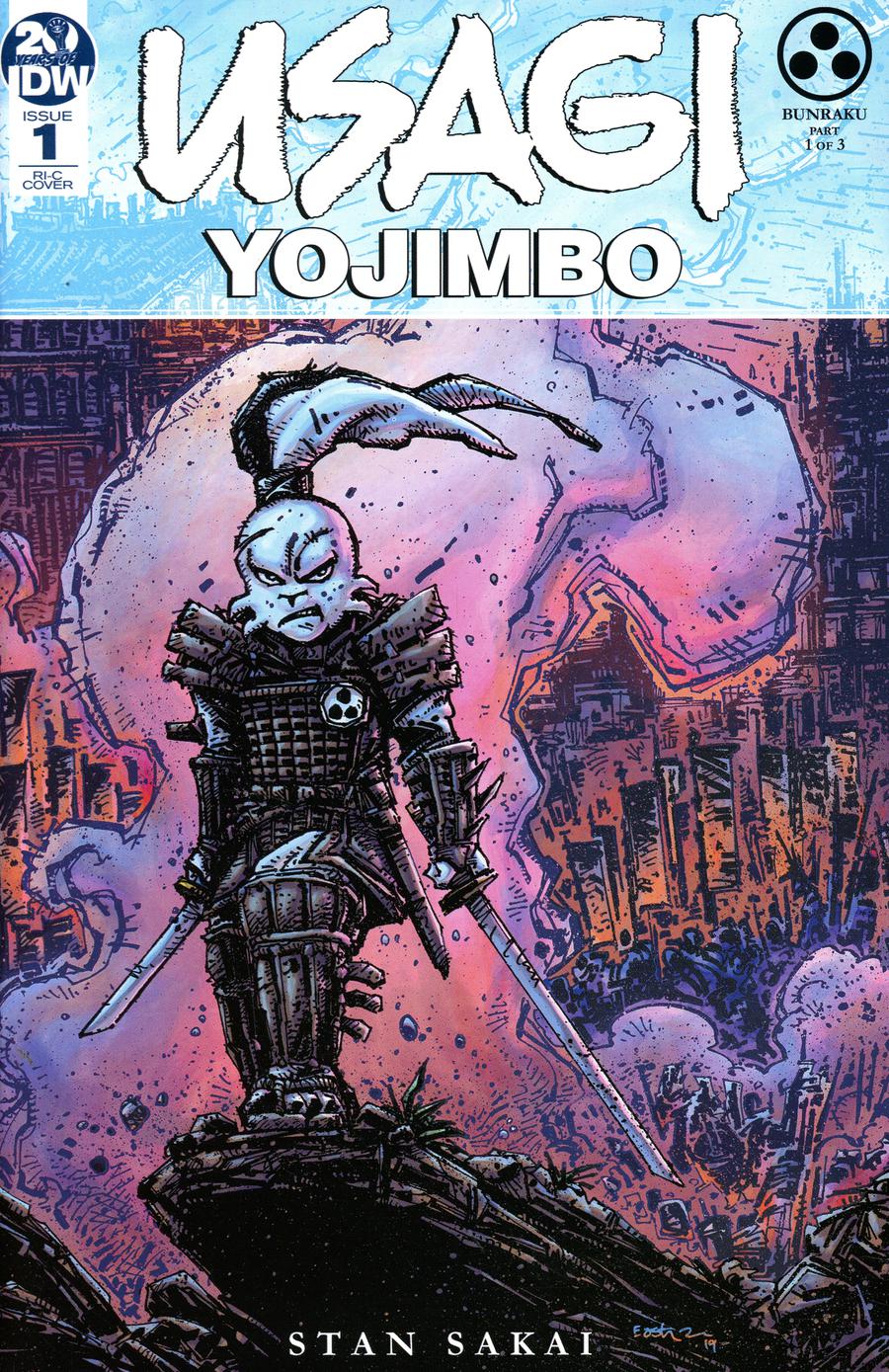 Usagi Yojimbo Vol 4 #1 Cover D Incentive Kevin Eastman Variant Cover