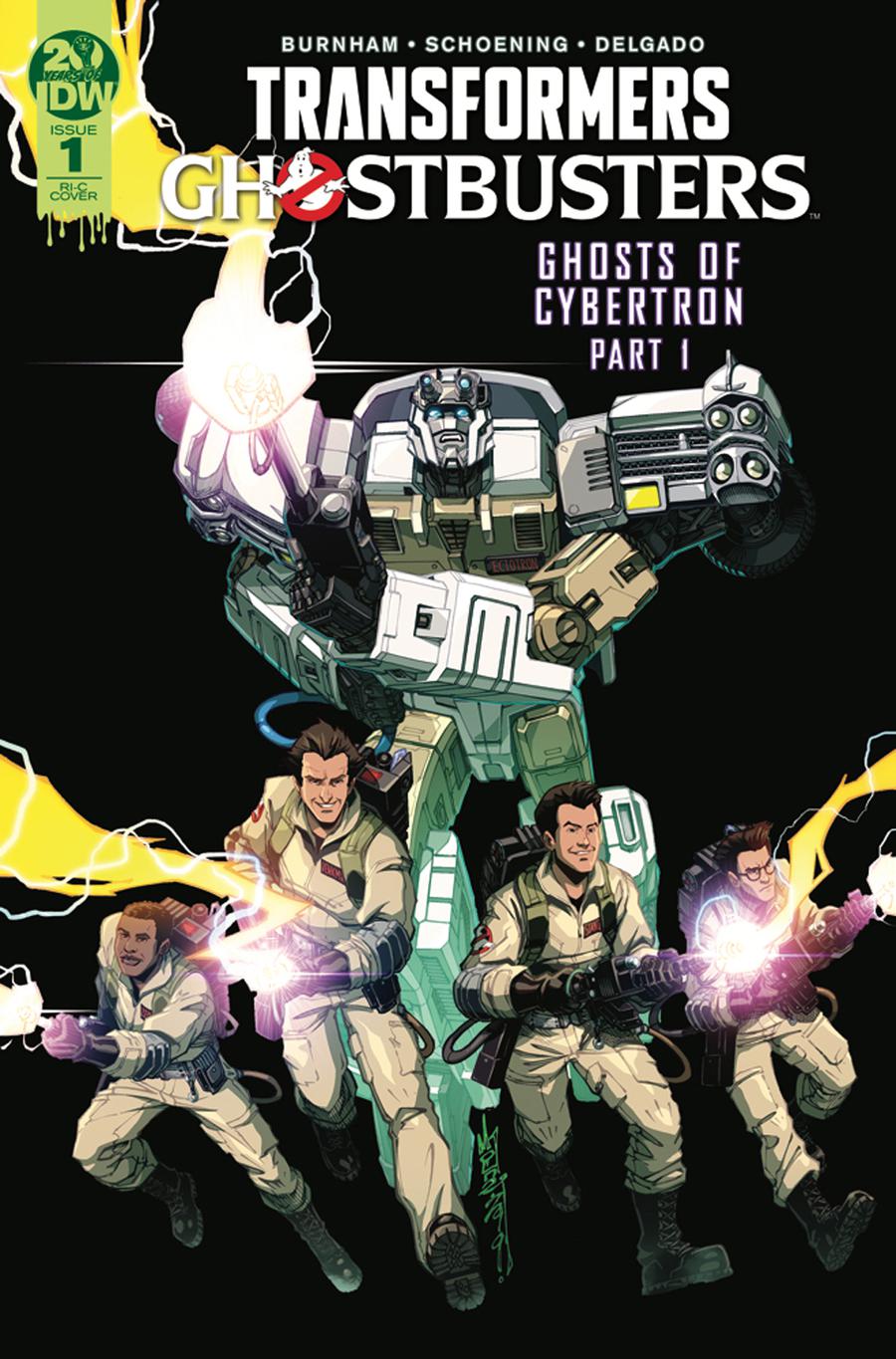 Transformers Ghostbusters #1 Cover E Incentive Alex Milne Variant Cover