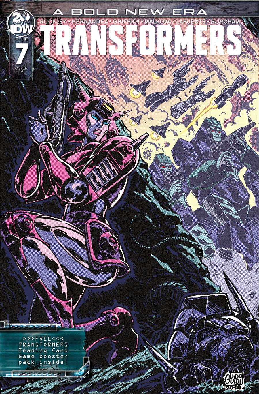 Transformers Vol 4 #7 Cover C Incentive Guido Guidi Variant Cover