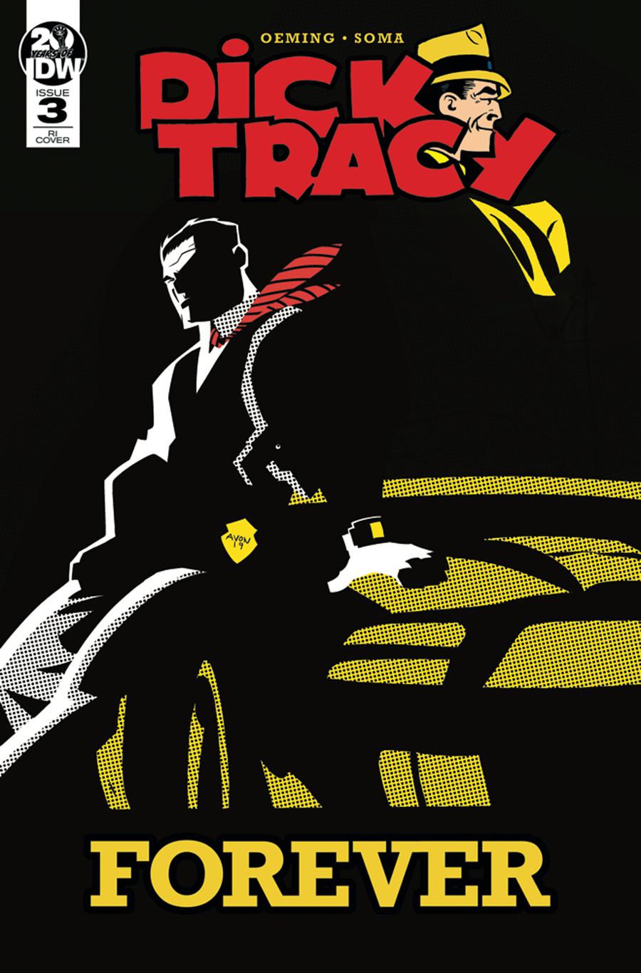 Dick Tracy Forever #3 Cover B Incentive Michael Avon Oeming Variant Cover