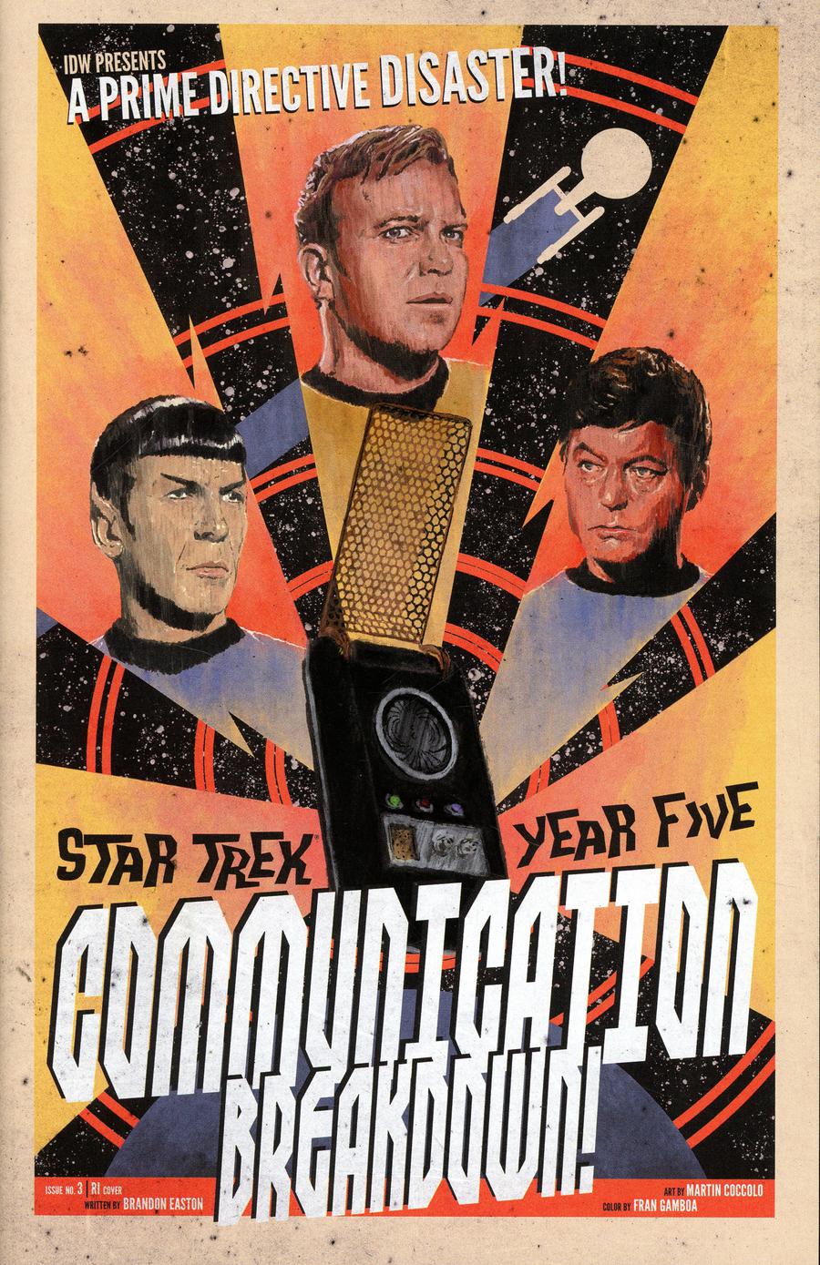 Star Trek Year Five #3 Cover B Incentive JJ Lendl Variant Cover