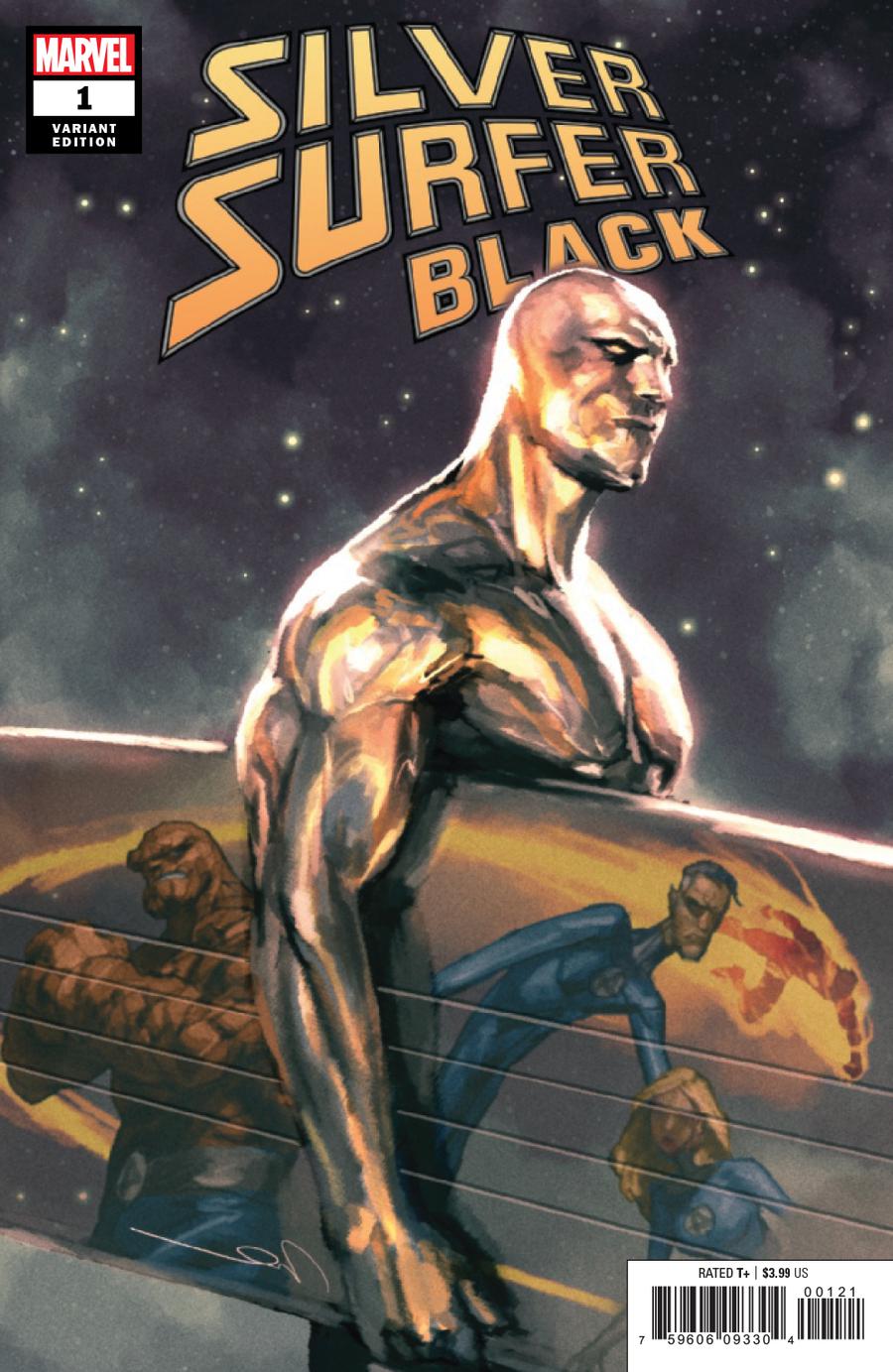 Silver Surfer Black #1 Cover E Incentive Gerald Parel Variant Cover