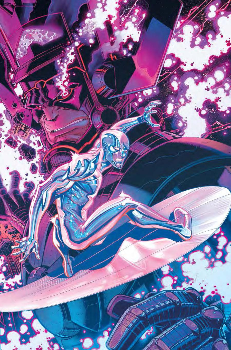 Silver Surfer Black #1 Cover H Incentive Nick Bradshaw Virgin Variant Cover